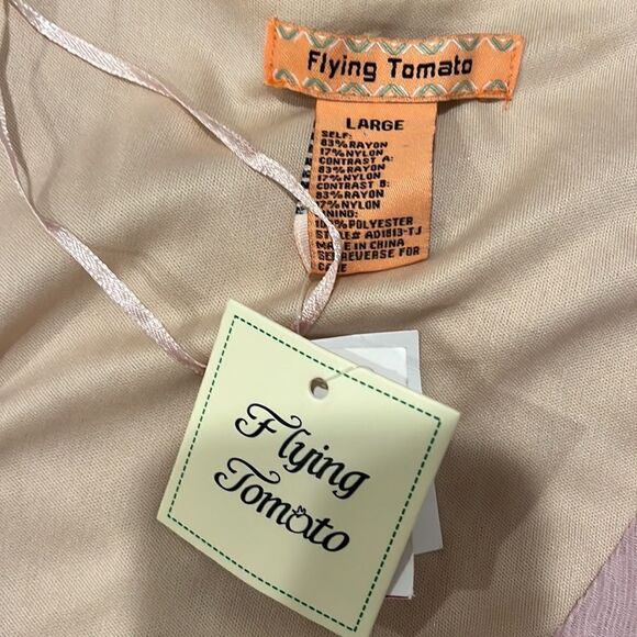 Nwt Flying Tomato multicolored tiered maxi dress - Picture 4 of 5